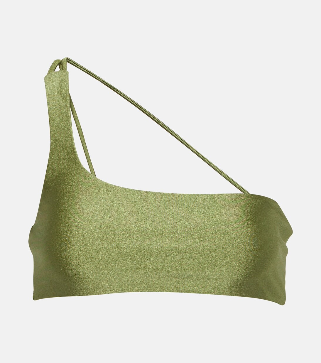 

Лиф бикини apex на одно плечо Jade Swim, зеленый