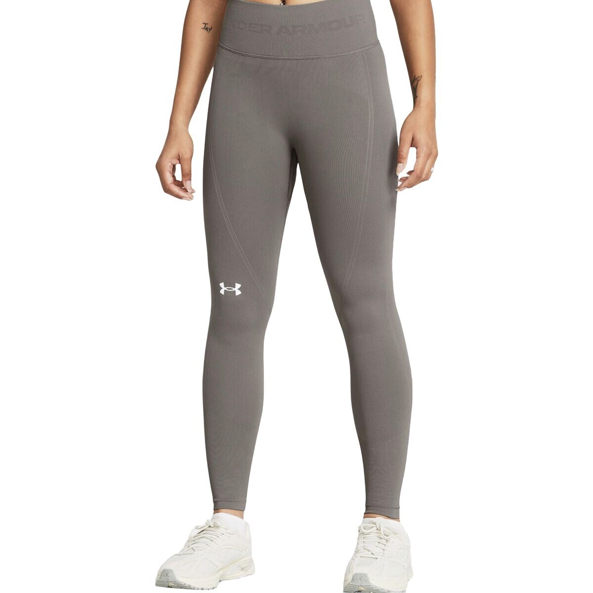 

Бесшовные леггинсы со шлейфом Under Armour, цвет pewter