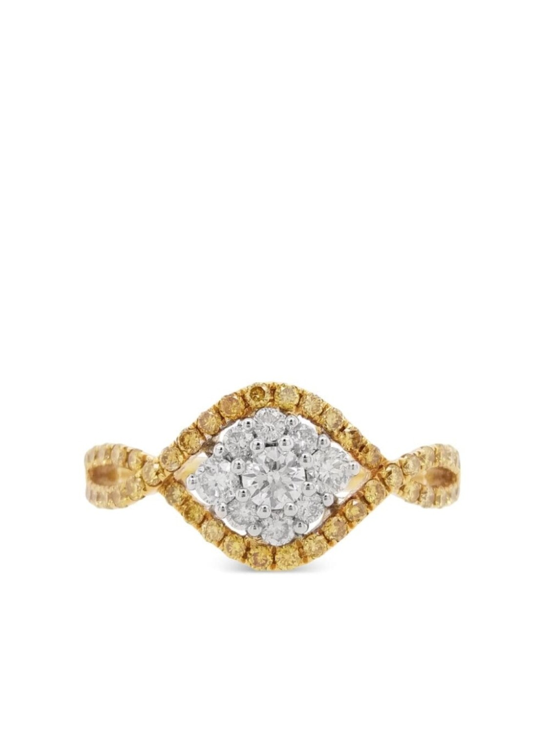 

Кольцо с бриллиантом из желтого золота 18 карат HYT Jewelry, золотой