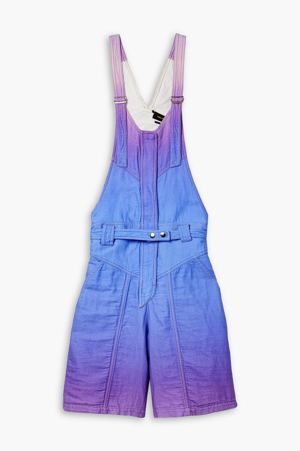 

Комбинезон Kailatd degradé из смесового хлопка и льна с начесом ISABEL MARANT, фиолетовый