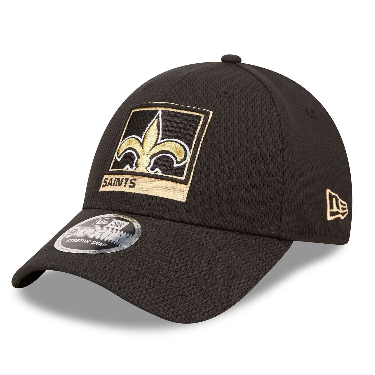 

Мужская черная кепка New Era New Orleans Saints в рамке AF 9FORTY Snapback