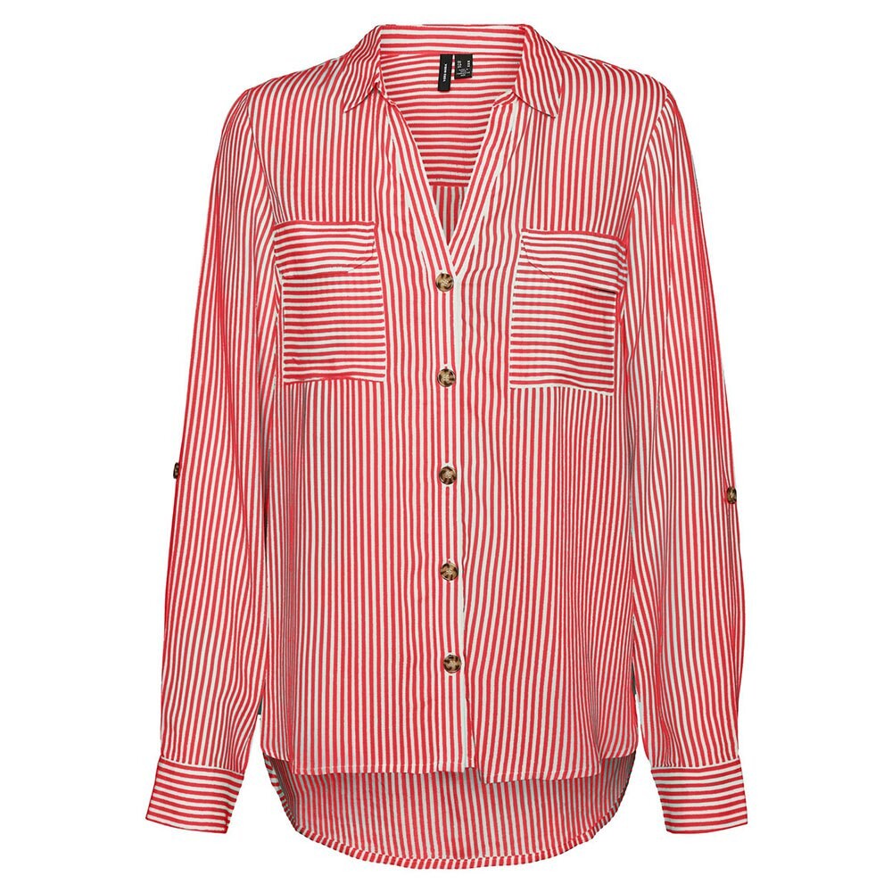 

Рубашка с длинным рукавом Vero Moda Bumpy, розовый