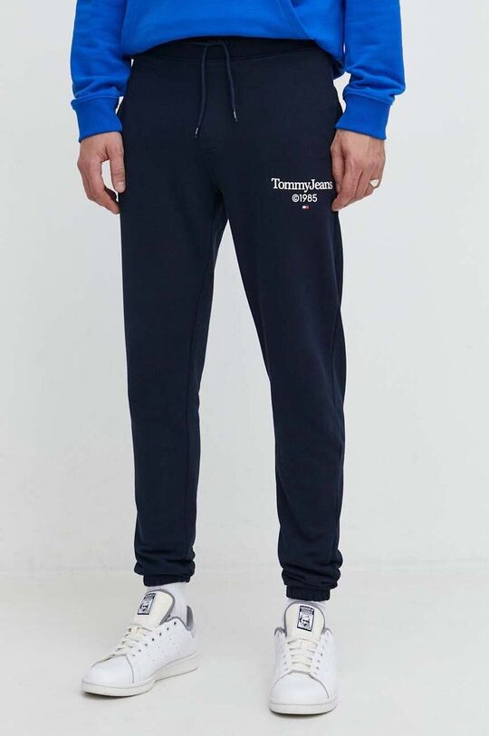 

Хлопковые спортивные штаны Tommy Jeans, темно-синий