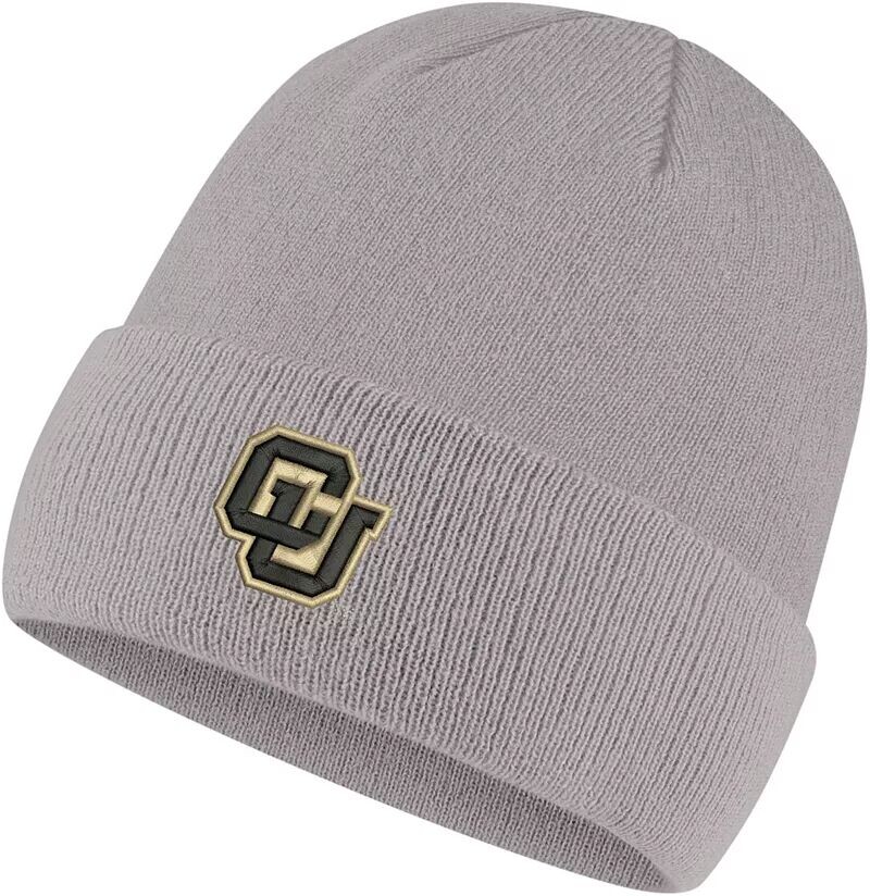 

Серая шапка с логотипом на манжетах Nike для взрослых Colorado Buffaloes