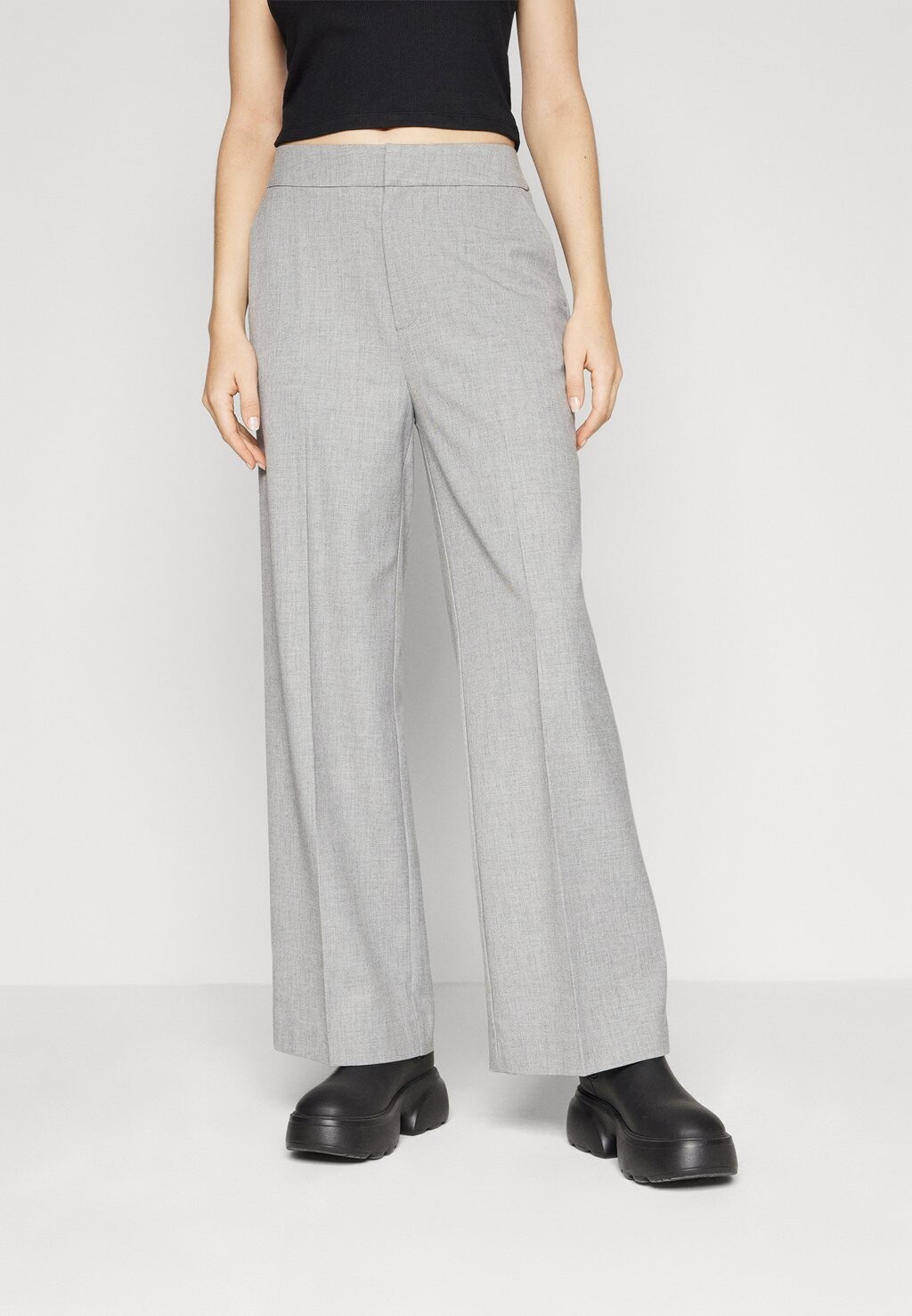 

Брюки ONLRUTY WIDE PANT ONLY, цвет light grey melange
