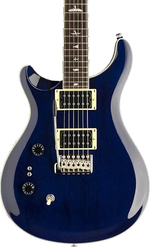 

Электрогитара PRS SE Standard 24-08 "Lefty" Left-Handed Electric Guitar, Trans Blue w/ Gig Bag