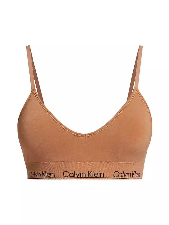 Бесшовный бюстгальтер без косточек из коллекции Modern Cotton Naturals Calvin Klein, цвет sandalwood