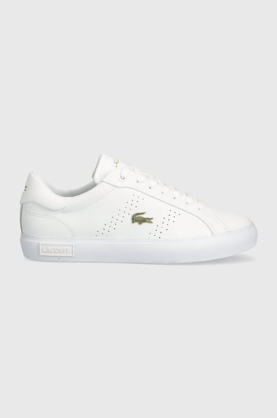 

Кроссовки Powercourt 2.0 Leather Lacoste, белый