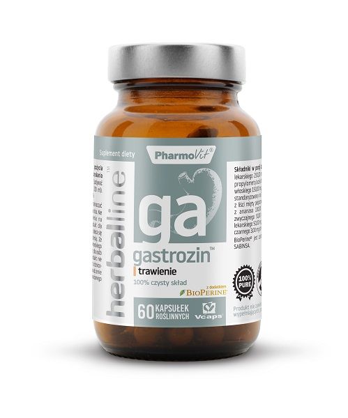 Препарат, поддерживающий пищеварение Pharmovit Gastrozin Trawienie, 60 шт флюкостат 150 мг капсулы