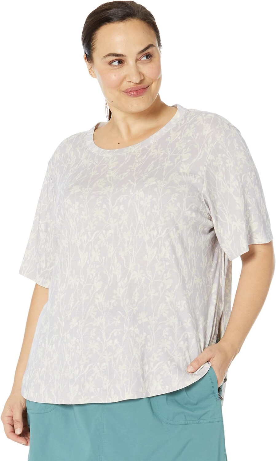 

Топ больших размеров Restore Sleep с принтом L.L.Bean, цвет Lilac Mist Print