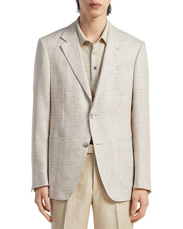 

Пиджак классического кроя в клетку Fairway Crossover Glen Plaid Zegna