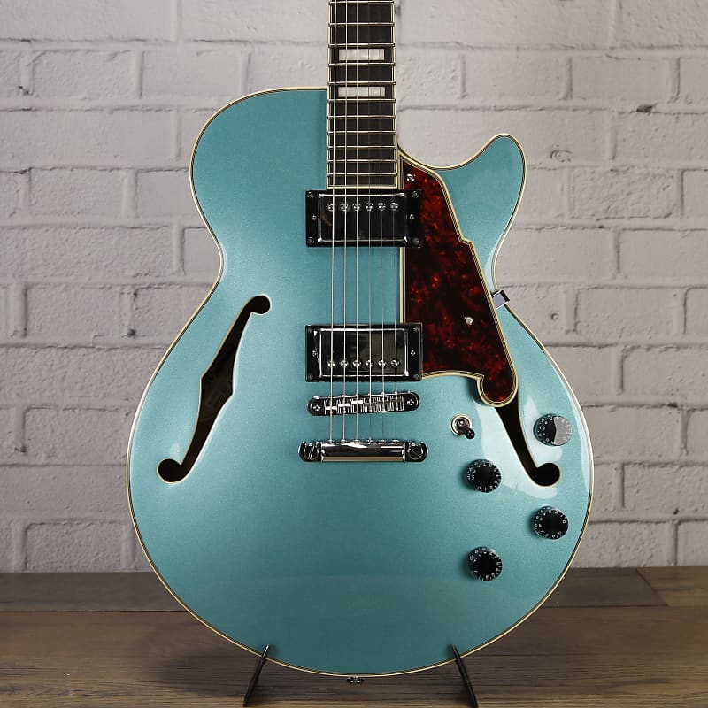 Электрогитара D'Angelico Premier SS Stoptail Electric Guitar Ocean Turquoise w/Gig Bag