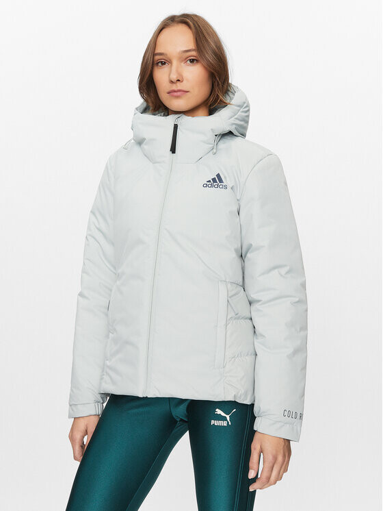 

Пуховик стандартного кроя Adidas, серый