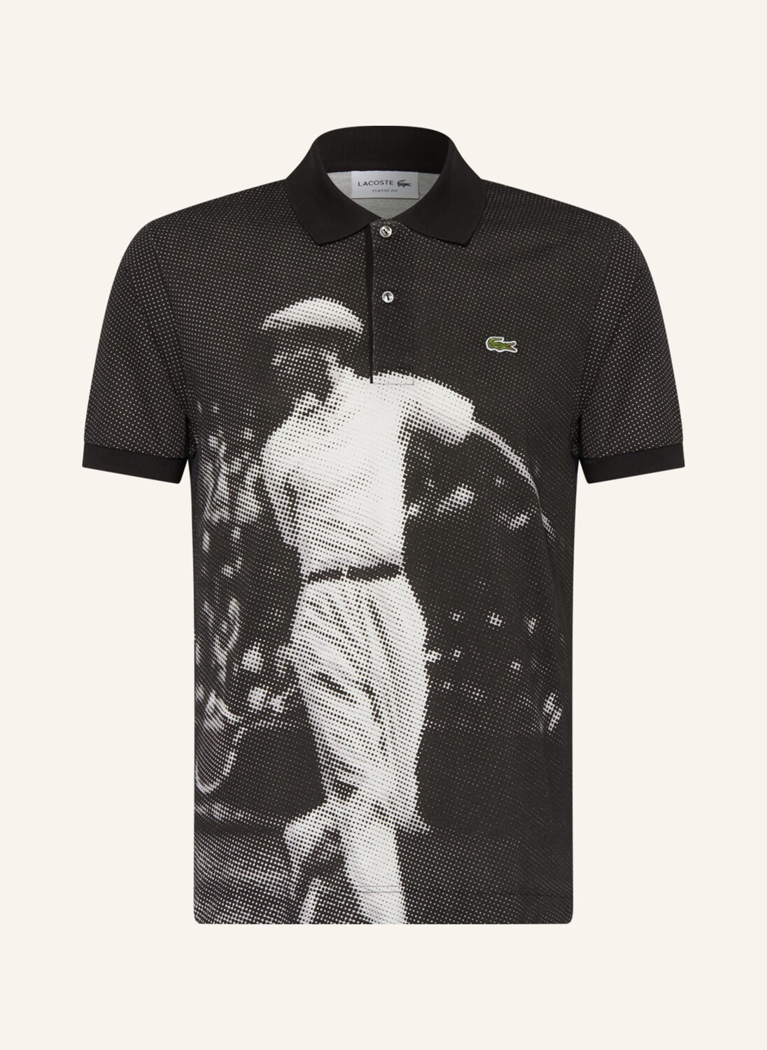 

Рубашка поло LACOSTE Piqué, черный