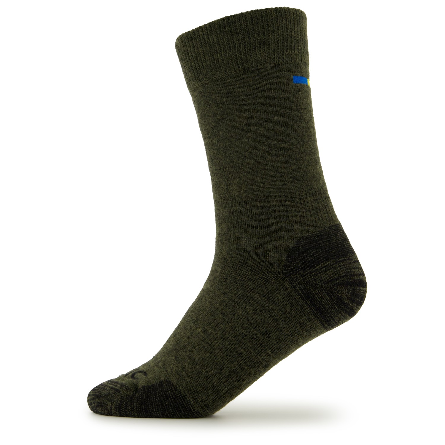Походные носки Stoic Merino Hiking Crew Socks, оливковый
