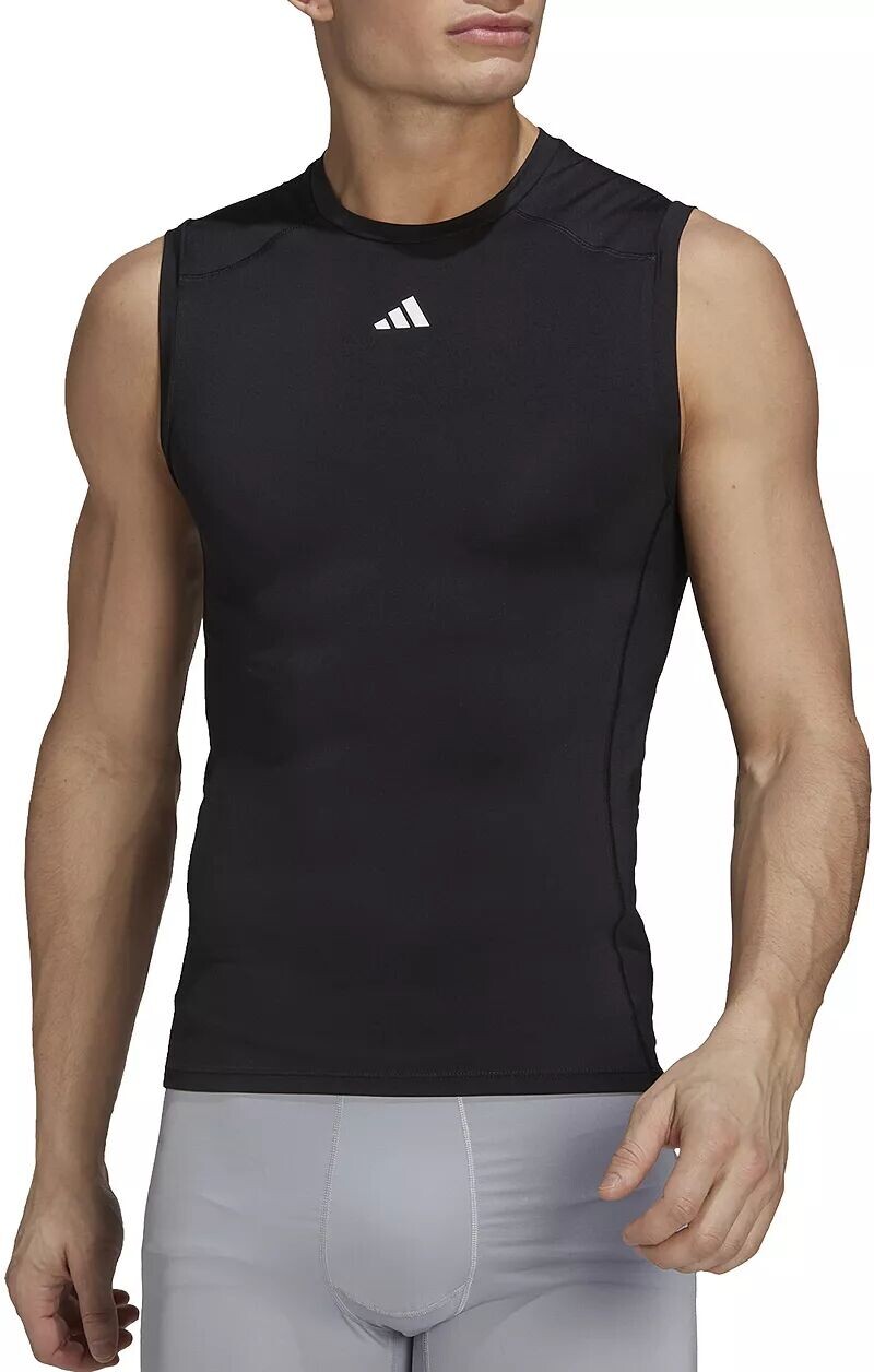 

Мужская футболка без рукавов Adidas Techfit Superstar, черный