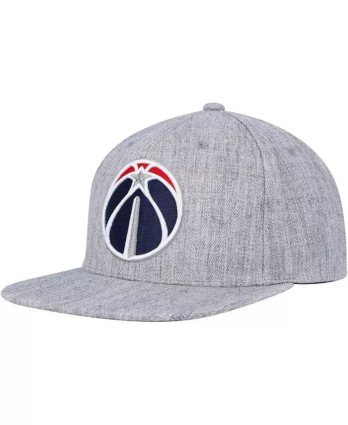 

Мужская кепка Snapback Washington Wizards Hardwood Classics 2.0 цвета Хизер Серая Вашингтон Mitchell & Ness, серый