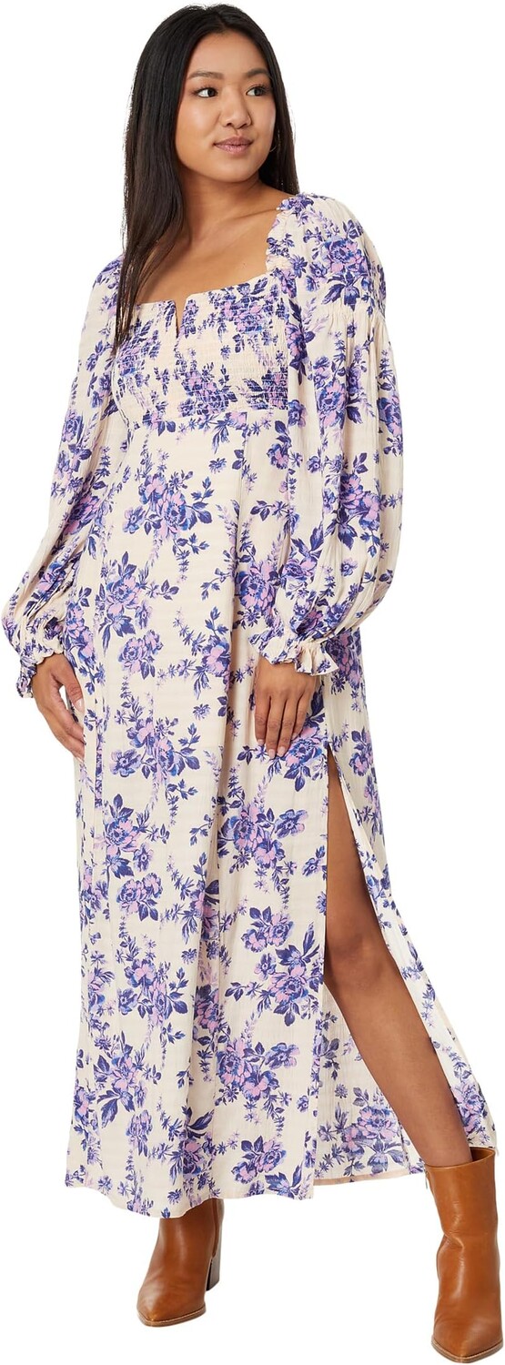 

Платье Jaymes Midi Free People, цвет Iris Combo