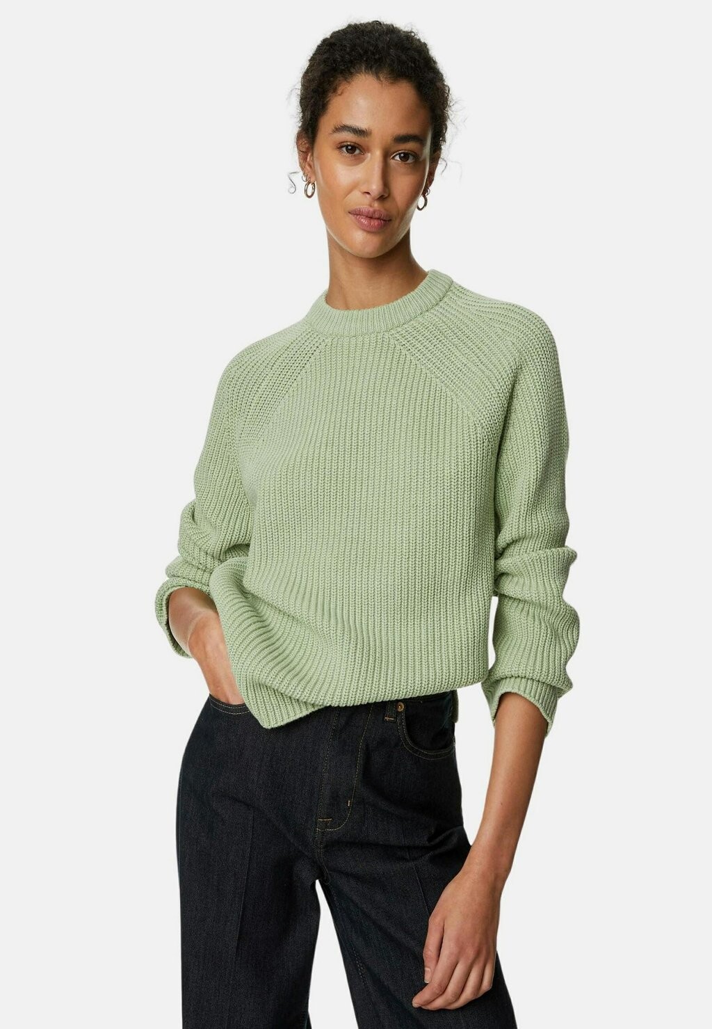 

Вязаный свитер RICH CREW NECK Marks & Spencer, цвет pale jade