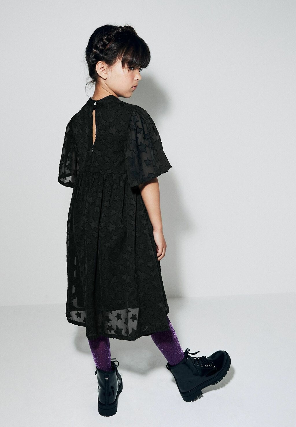 

Платье дневное STAR JACQUARD PARTY DRESS Next, цвет black