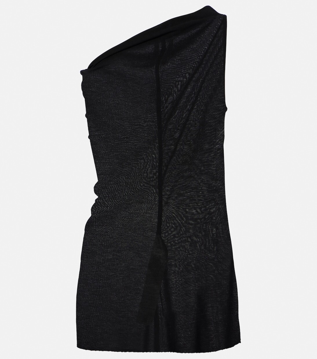 

Трикотажный топ Athena на одно плечо Rick Owens, черный