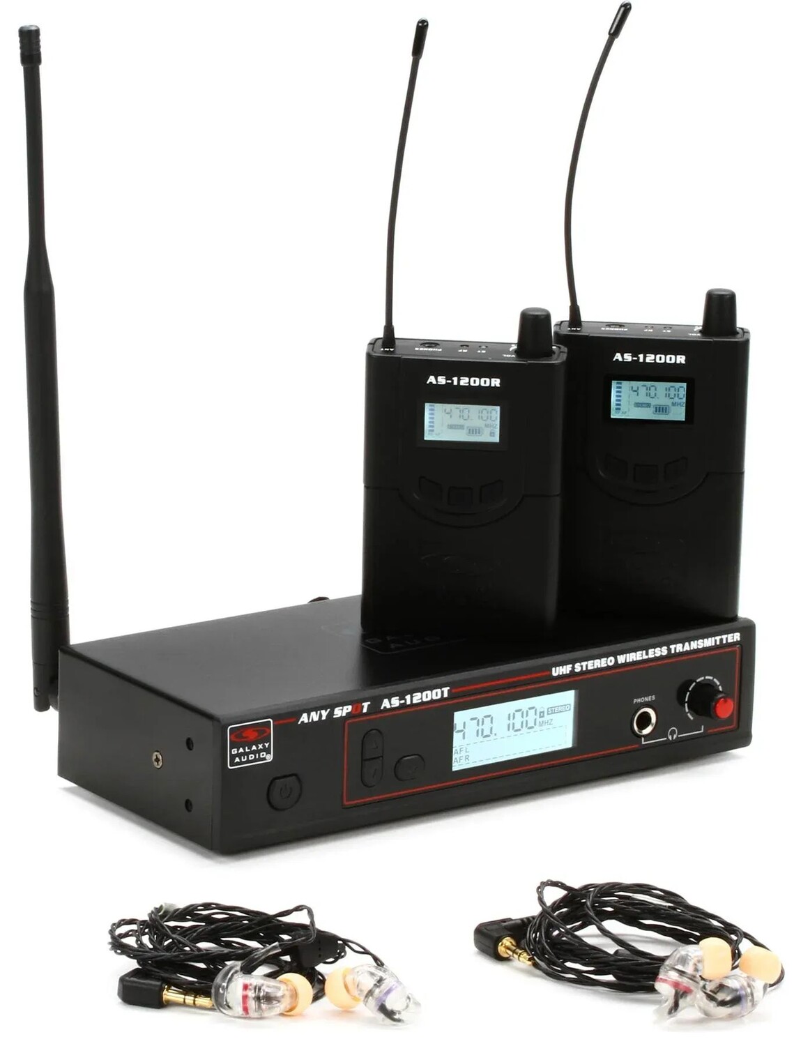 

Беспроводная система внутриканального мониторинга Galaxy Audio AS-1206-2P4 — диапазон P4