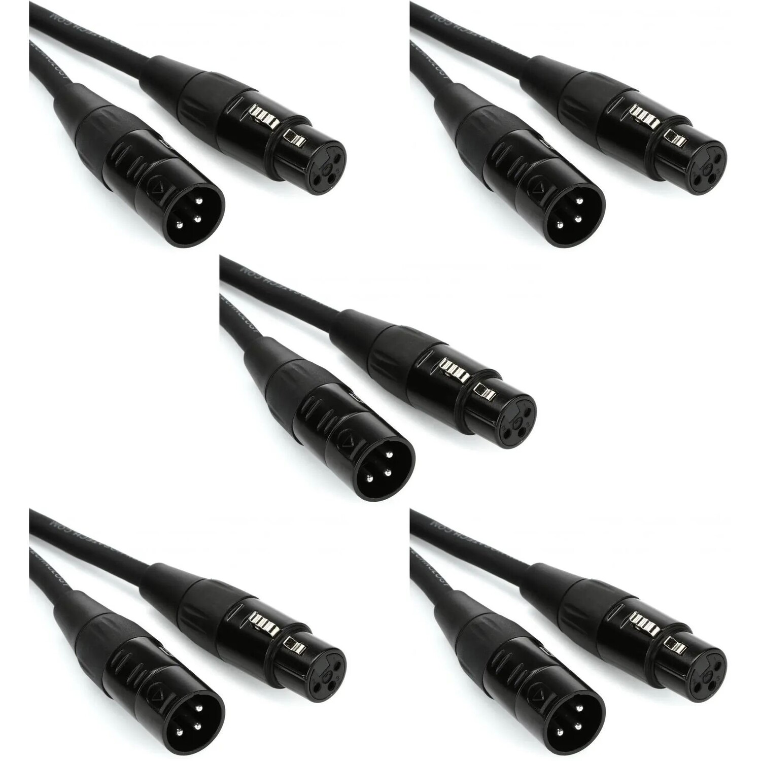 

Микрофонный кабель Hosa HMIC-030 Pro, 5 шт., длина 30 футов