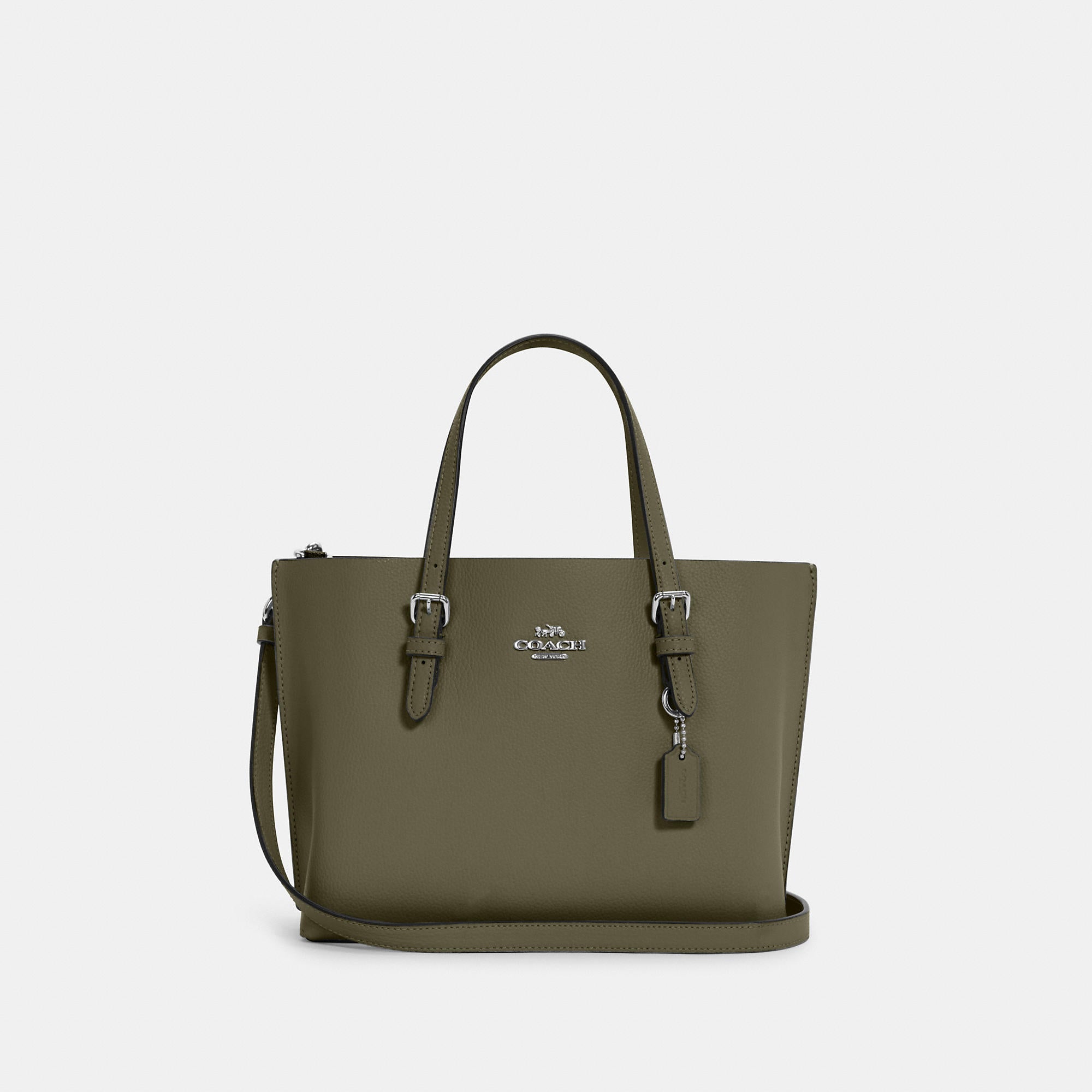 

Сумка-тоут Coach Outlet Mollie 25, цвет Silver/Surplus/Black