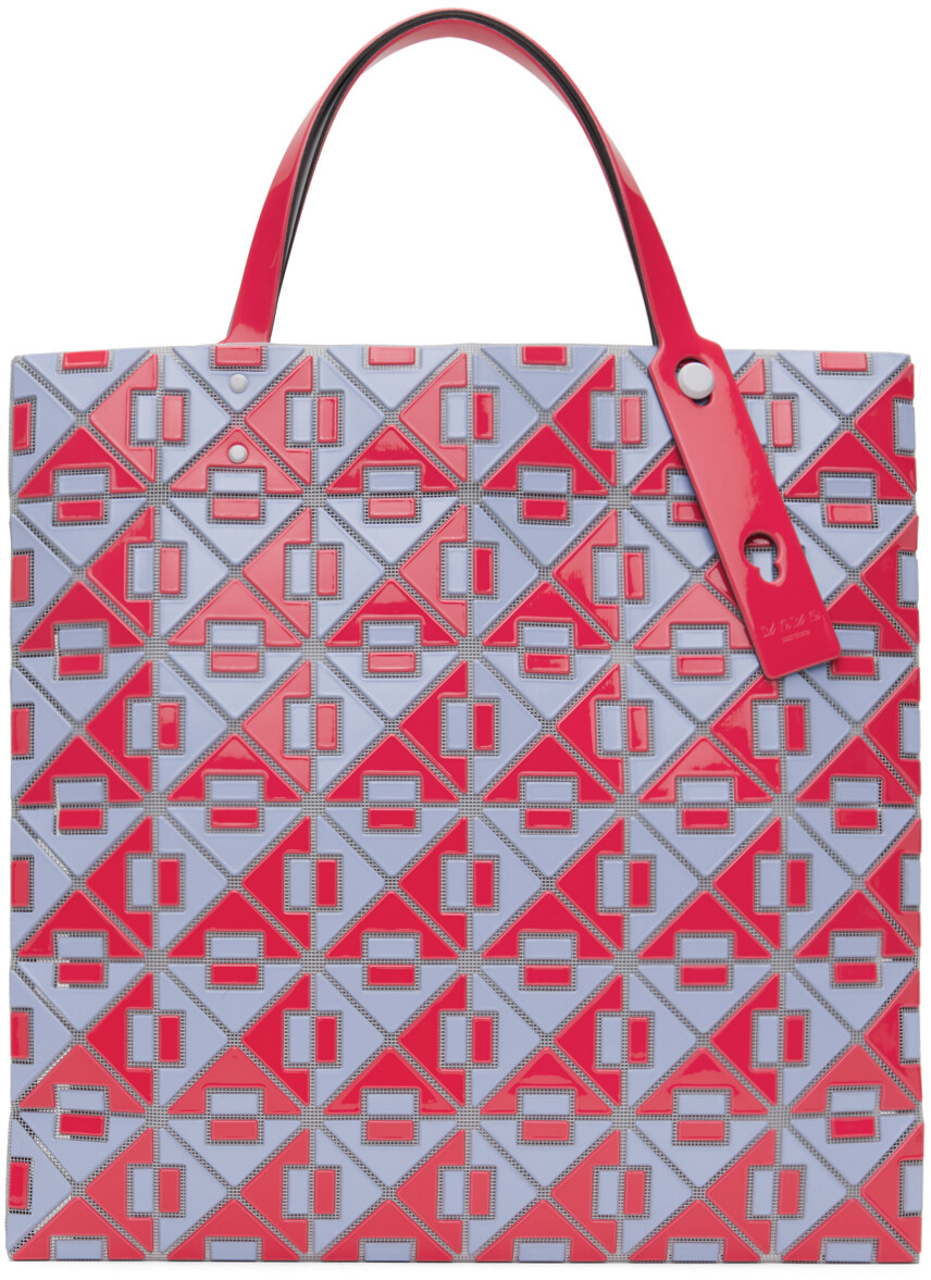 

Красно-синяя сумка-тоут Connect 6x6 Bao Bao Issey Miyake