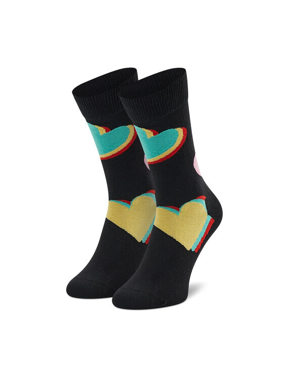 

Высокие носки унисекс Happy Socks, черный
