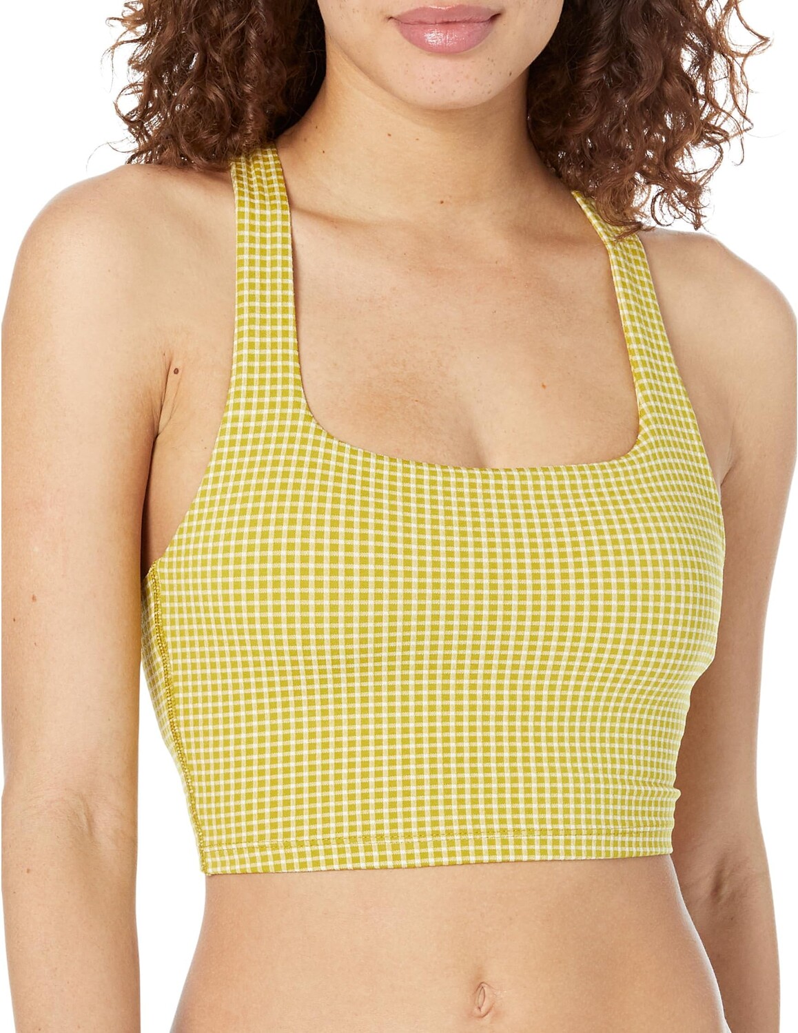 

Сангрия Бюстгальтер в клетку Madewell, цвет Citrus Lime