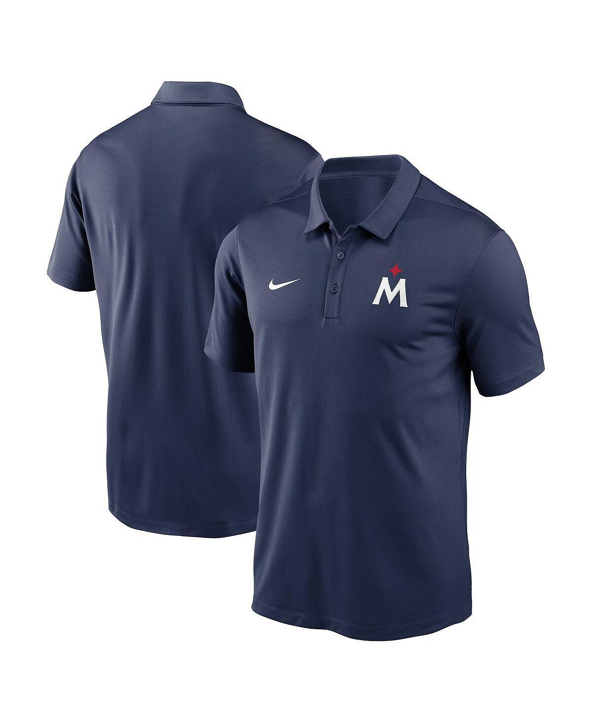 Мужская темно-синяя рубашка поло Minnesota Twins 2023 Agility Logo Franchise Performance Nike