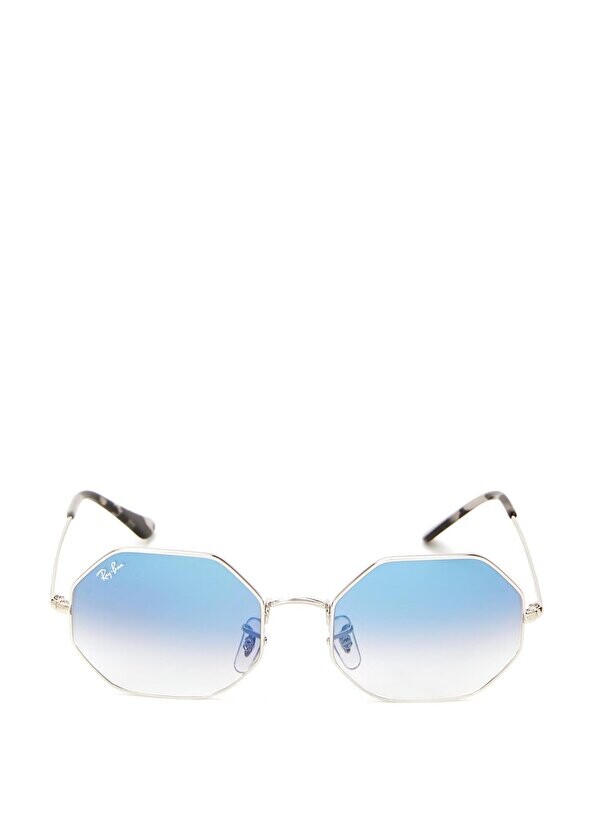 

Серебряные солнцезащитные очки унисекс octagon Ray-Ban