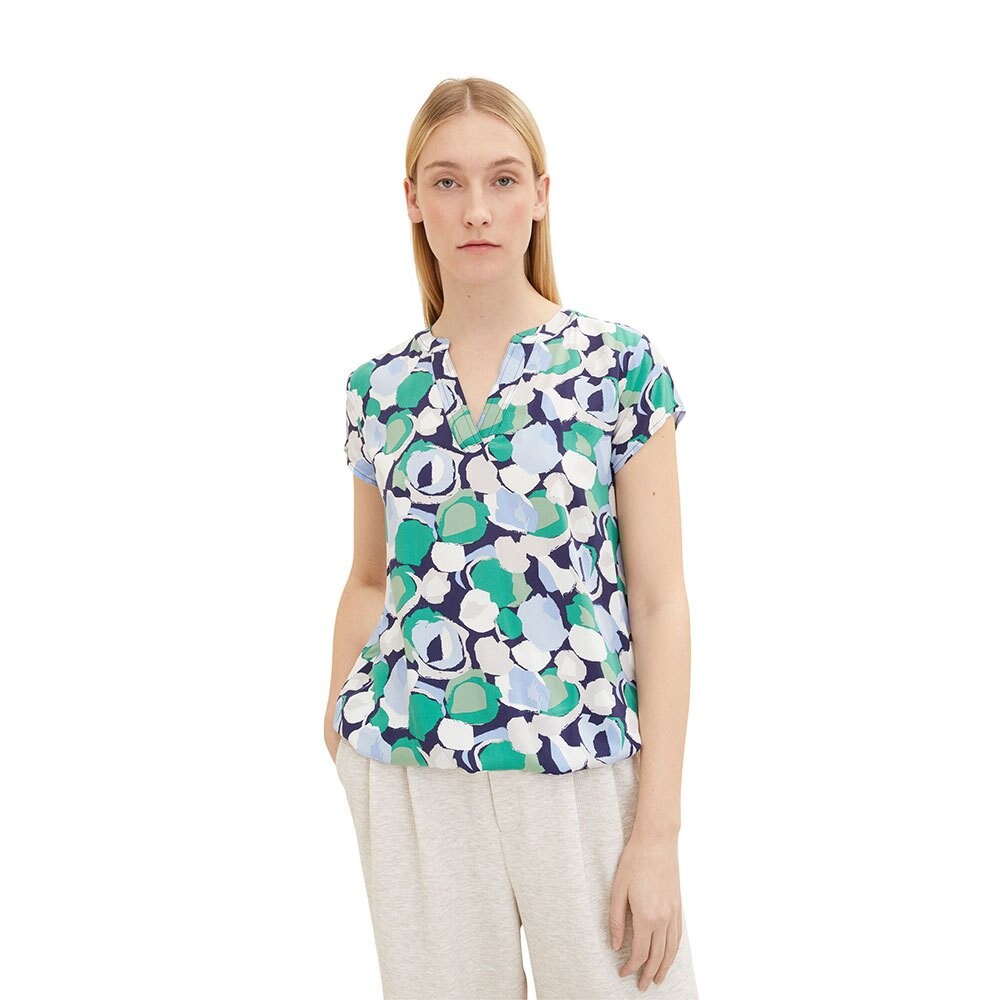 

Блузка Tom Tailor Printed 1035245, зеленый