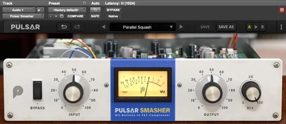 

Плагин компрессора Pulsar Audio Smasher