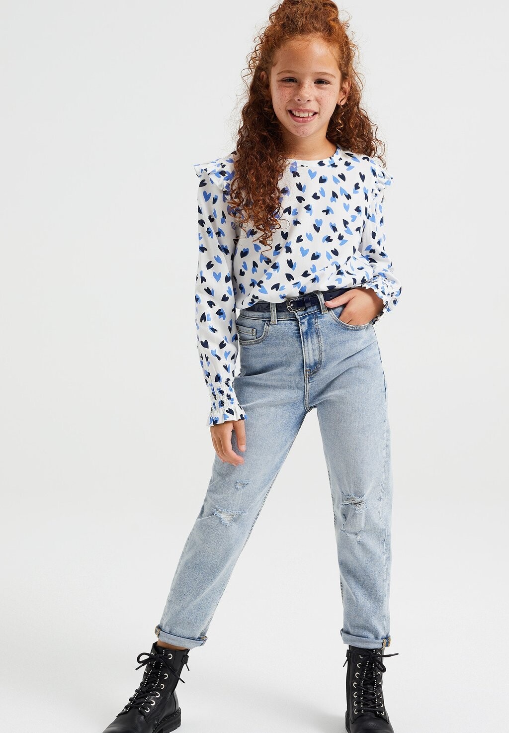 

Блузка Met Dessin En Volants WE Fashion, белый