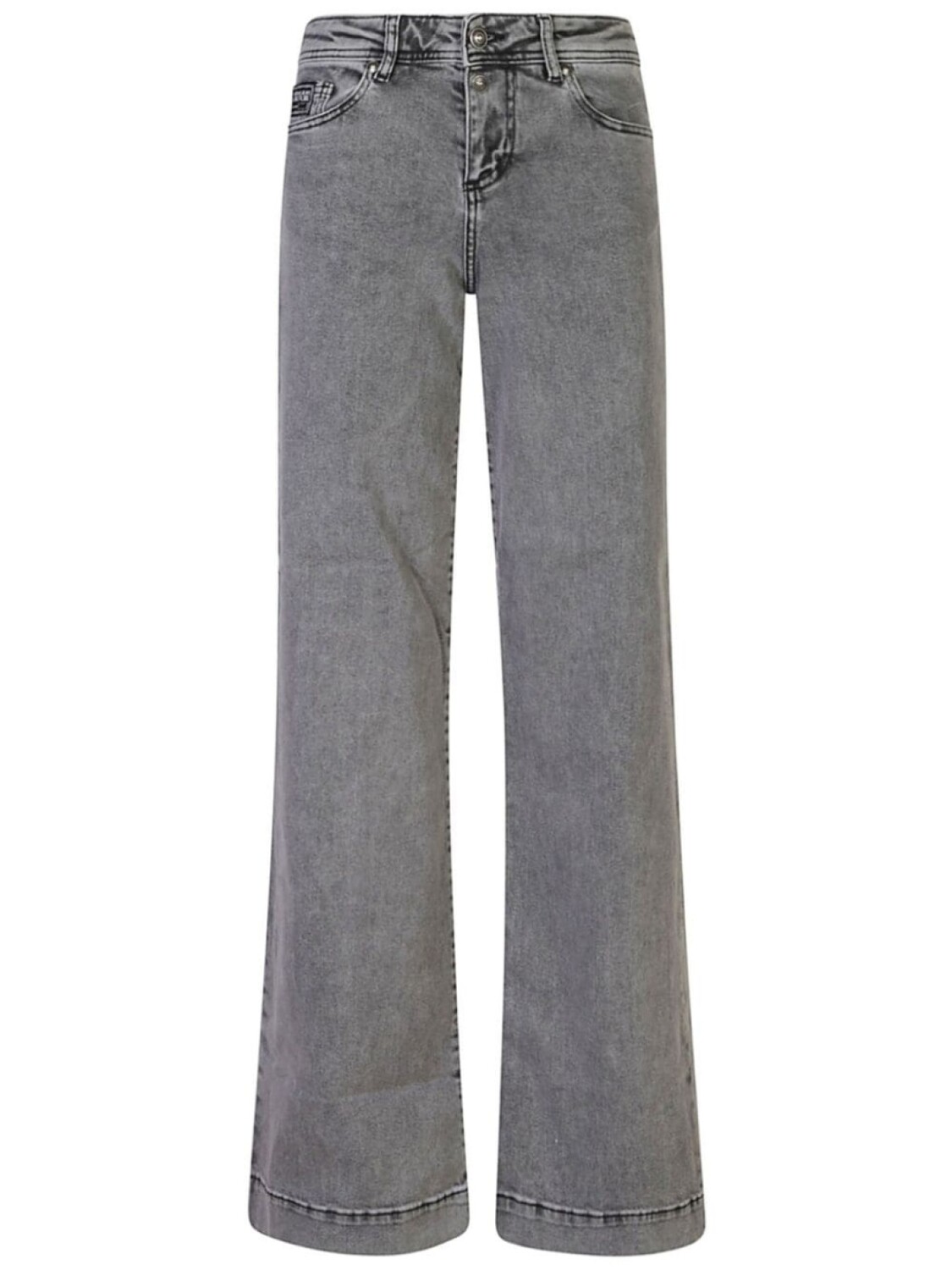 

Расклешенные джинсы Versace Jeans Couture с логотипом, черный