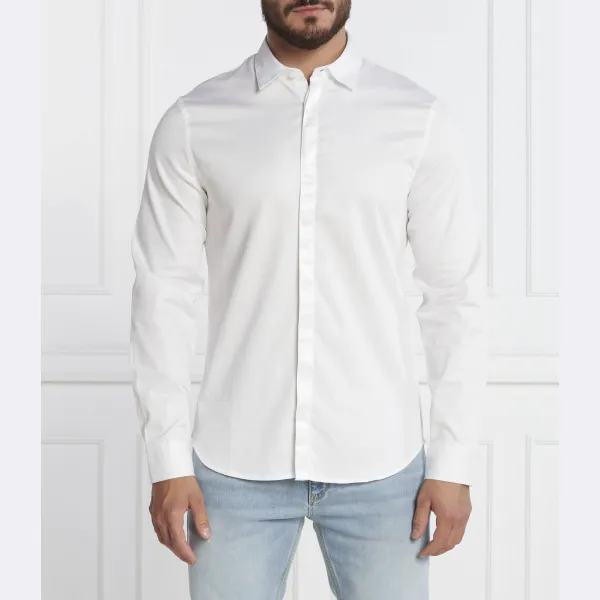 

Рубашка стандартного кроя Armani Exchange, белый