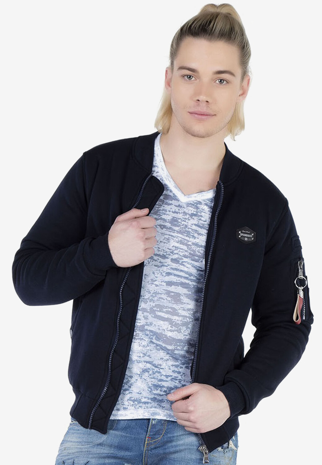 

Толстовка Cipo & Baxx Collegejacke, черный