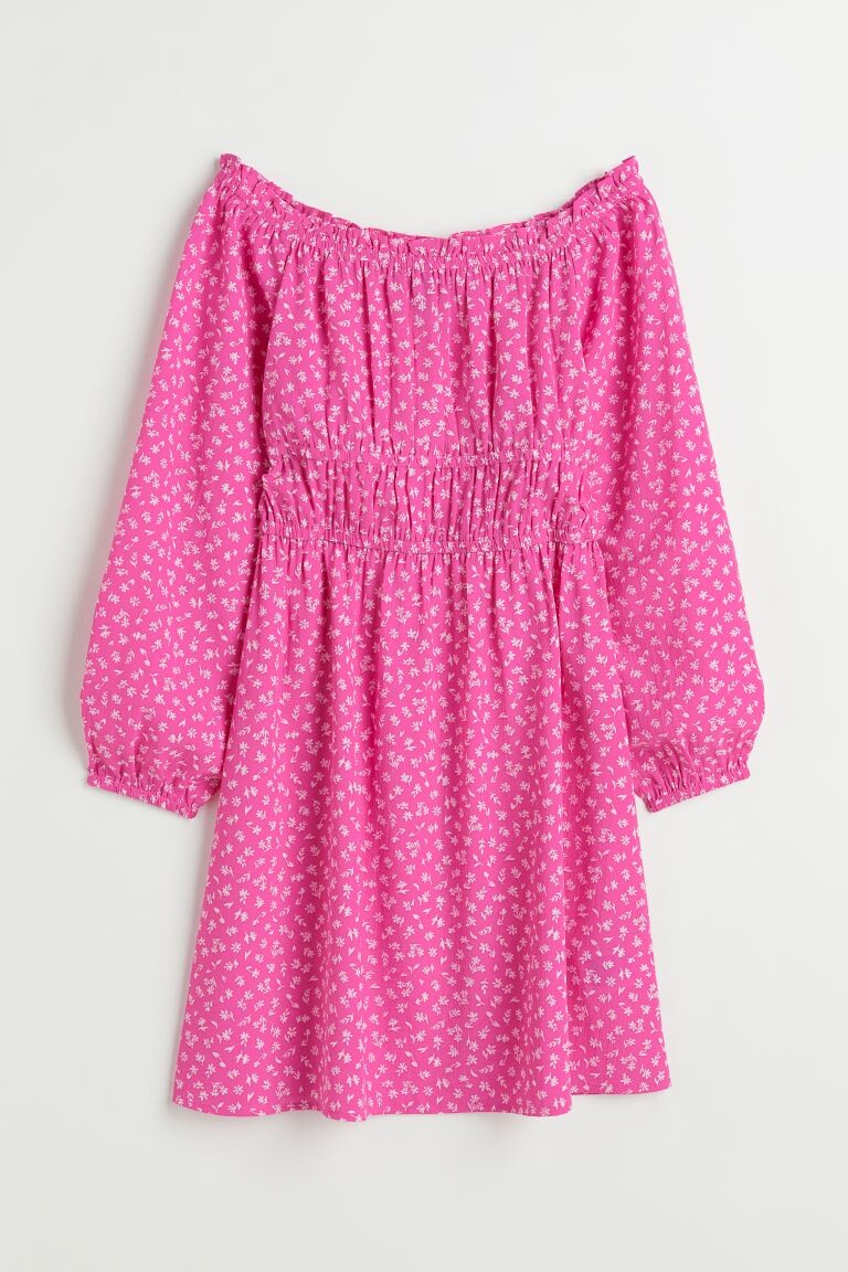 

Платье с открытыми плечами H&M