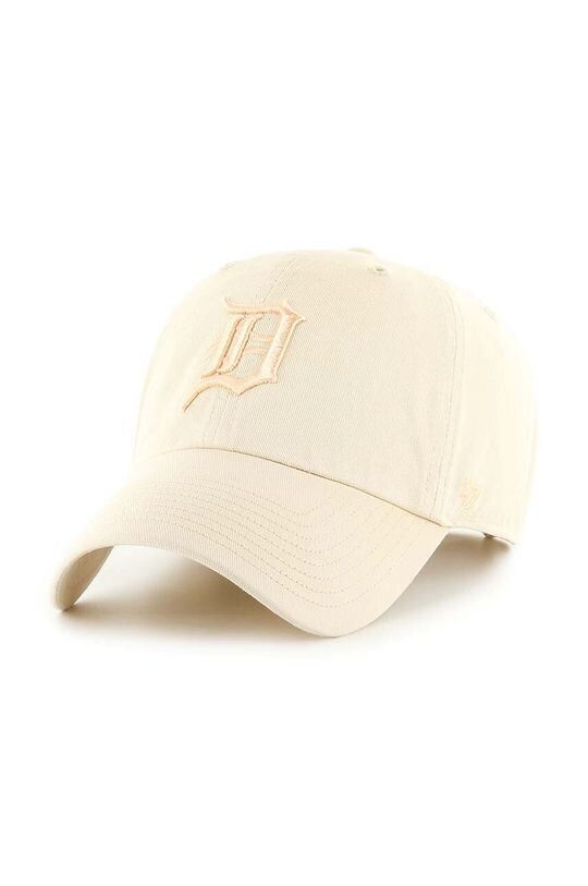 

Хлопковая бейсболка MLB Detroit Tigers 47brand, бежевый