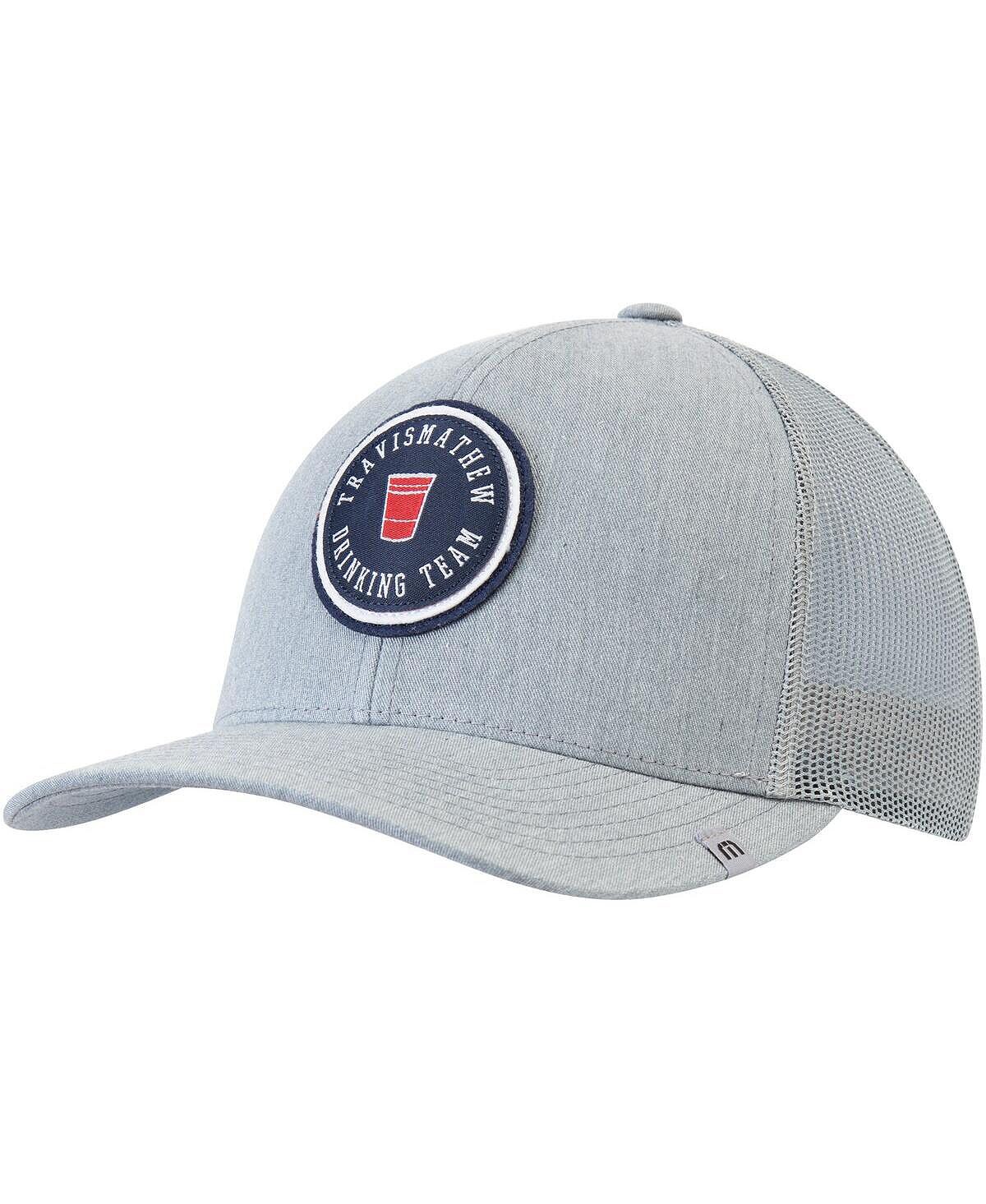 

Мужская кепка Snapback Feel Good Grey Heather Grey Travis Mathew
