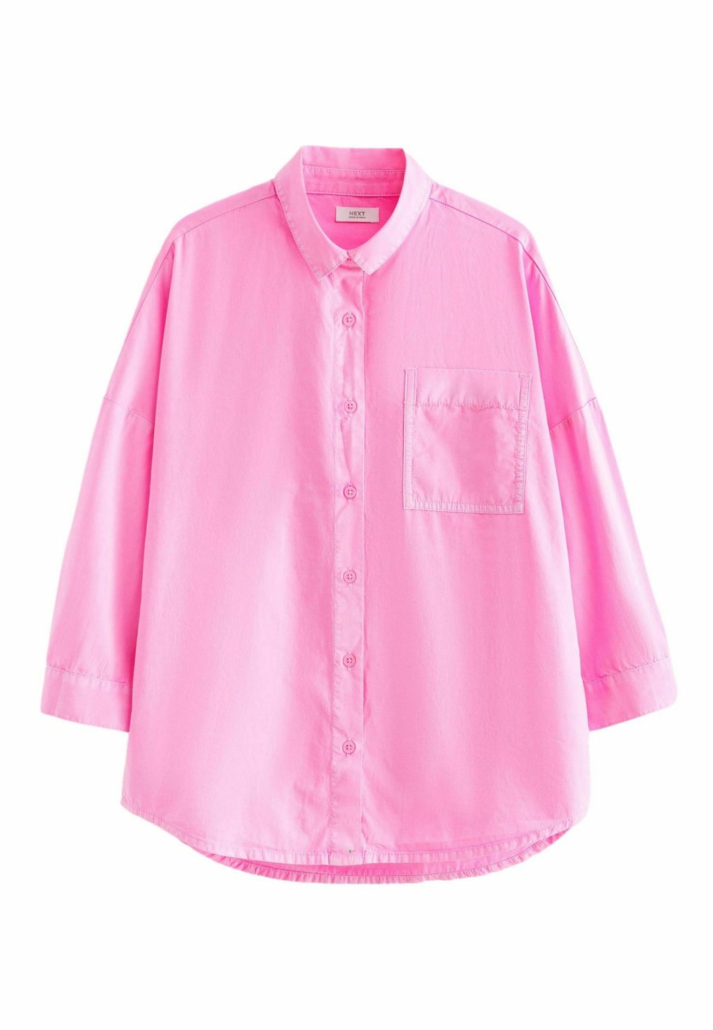 Блузка-рубашка OVERSIZED Next, цвет hot pink рубашка oversized next цвет pink black check