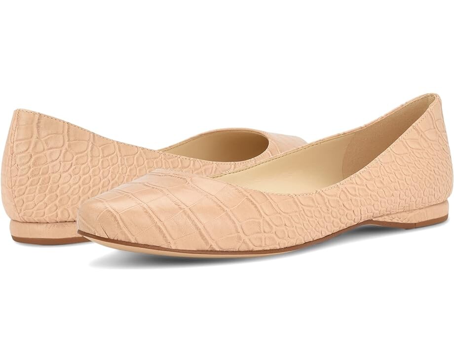 Балетки Nine West SpeakUp Flat, цвет Warm Blush Crocodile балетки nine west speakup цвет sky blue suede