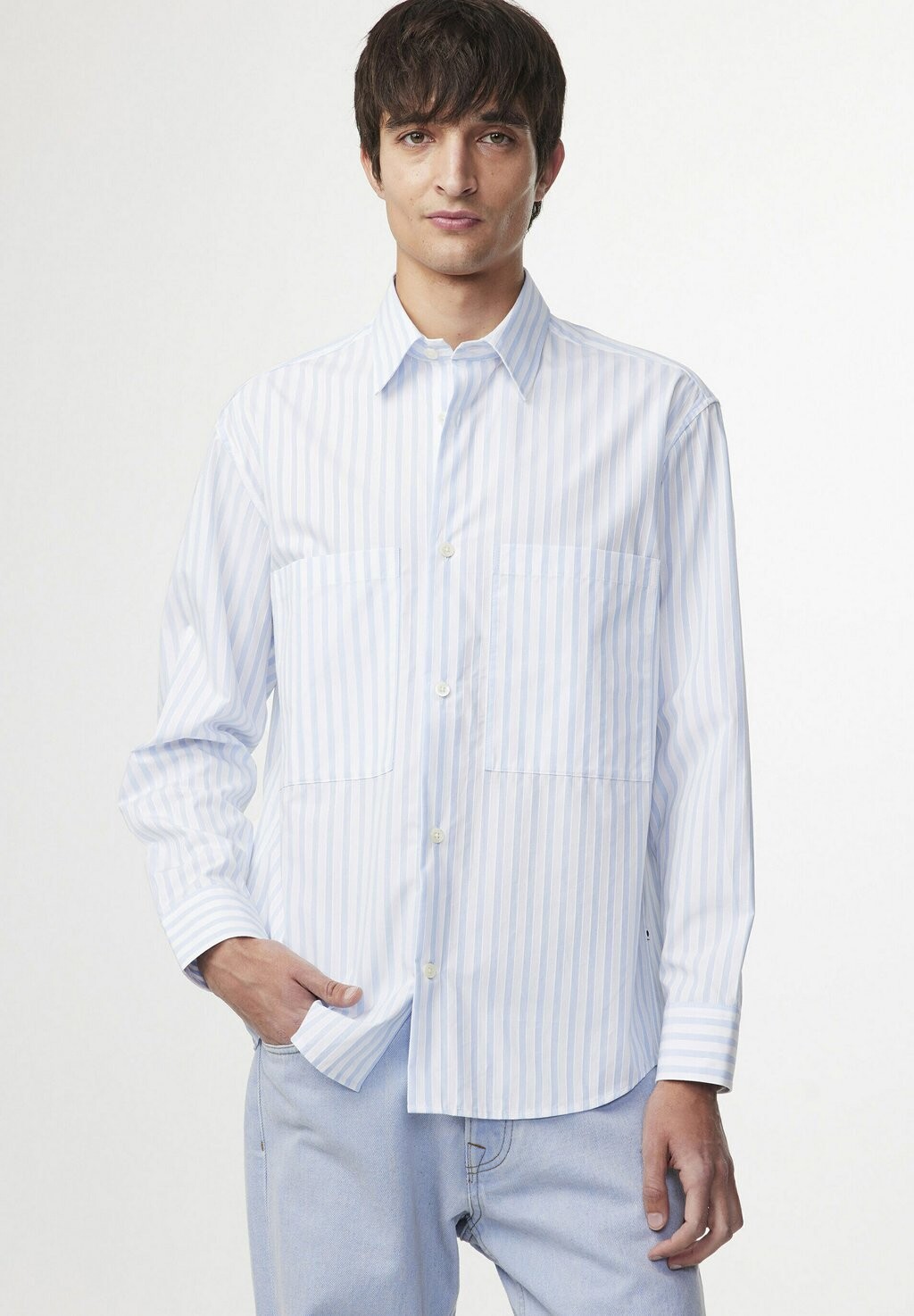 

Рубашка NN.07, цвет blue stripe
