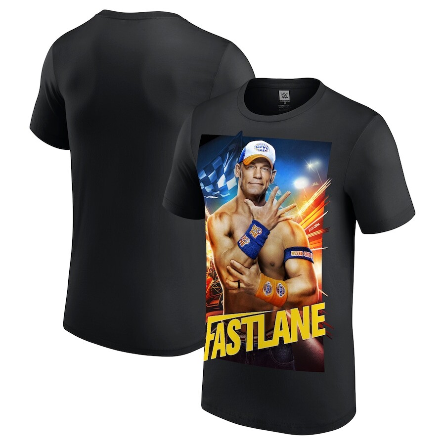 

Футболка с коротким рукавом WWE Authentic Fastlane, черный
