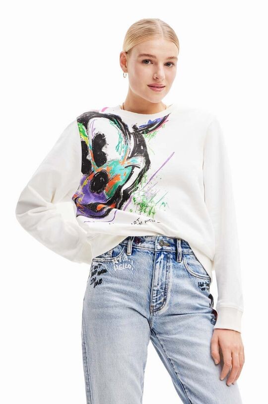 

Толстовка из хлопка Desigual, белый