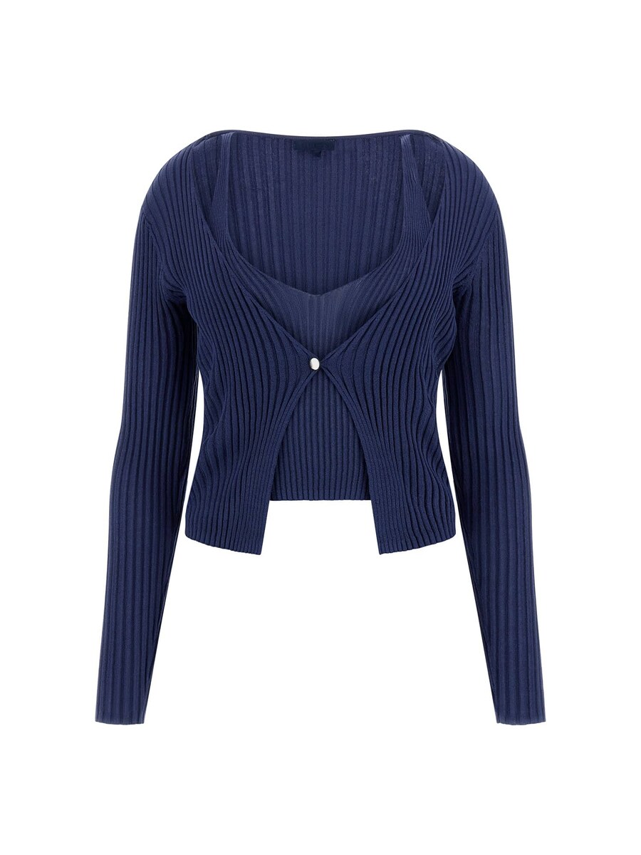 

Кардиган GUESS Knit Cardigan, синий