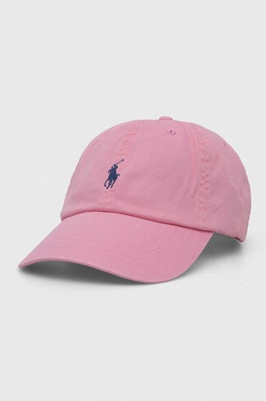 

Хлопковая бейсболка Polo Ralph Lauren, розовый