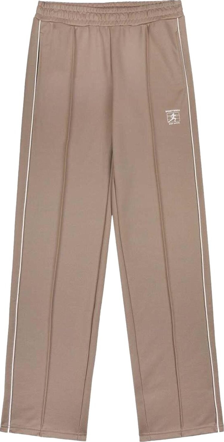 

Спортивные брюки Sporty & Rich Runner 'Espresso/White', загар